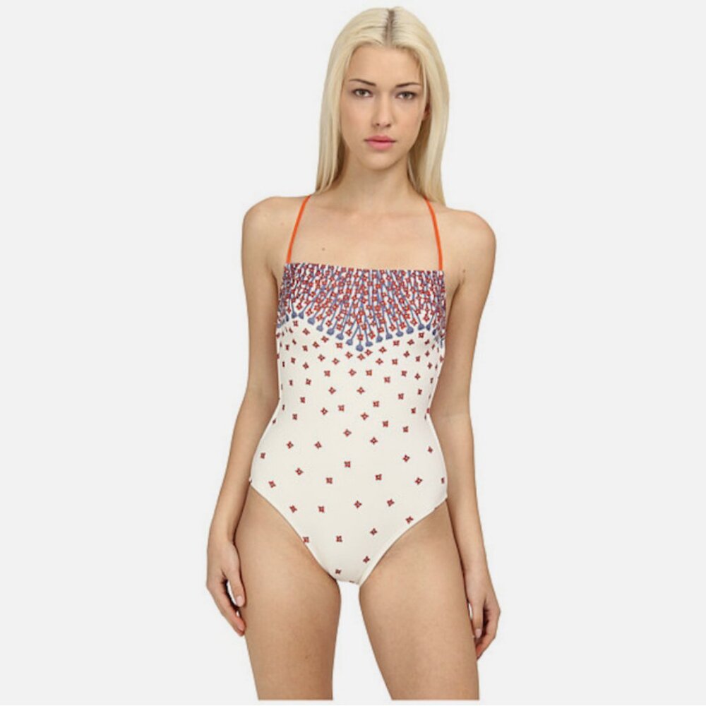Marc by Marc Jacobs Chrissie's Floral Maillot Whisper White One Piece